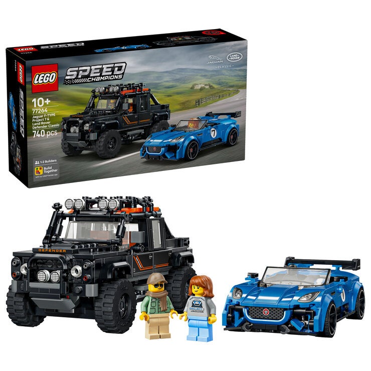 LEGO Speed Champions Jaguar Project 7 & Land Rover Defender 77264 LEGO Speed Champions Jaguar Project 7 & Land Rover Defender 77264