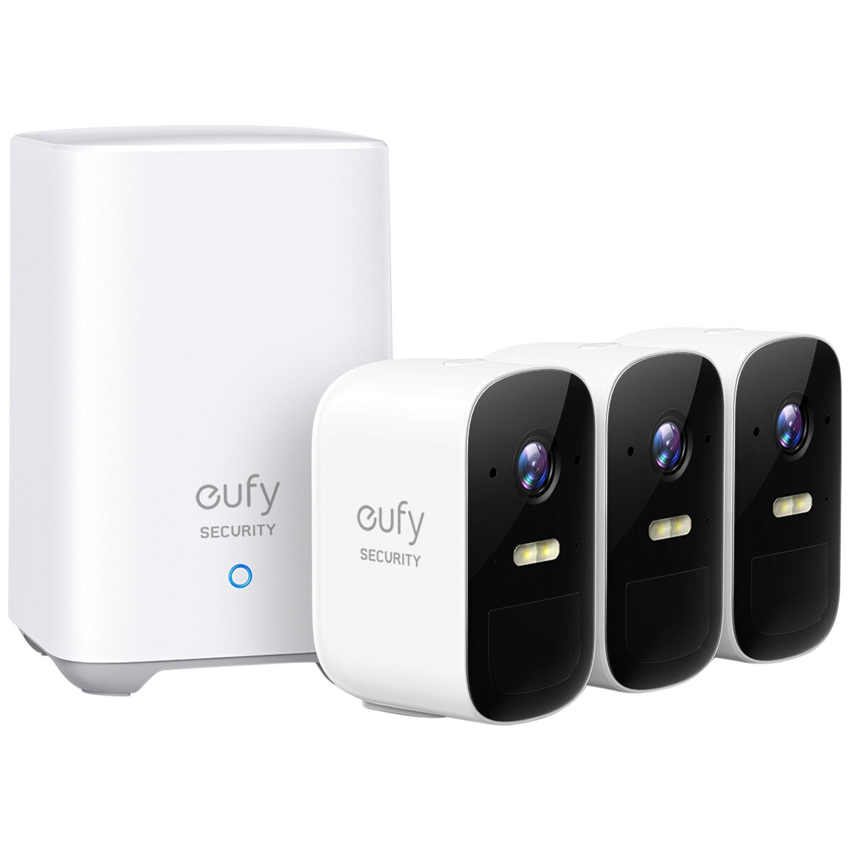 Eufy 2C Three Camera Pack with Pan & Tilt Camera EUFY2C32KPTBND