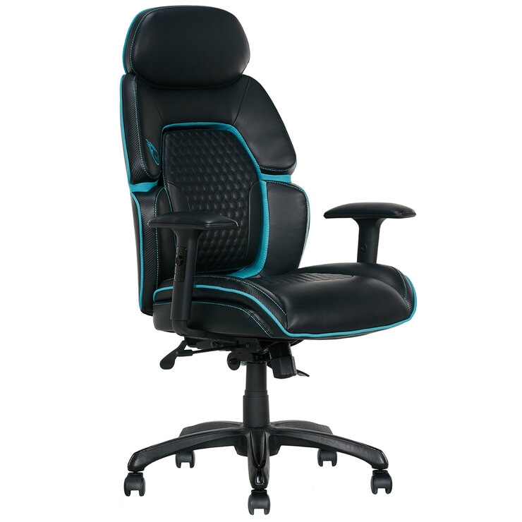 DPS Gaming Chair With Adjustable Headrest Black DPS Gaming Chair With Adjustable Headrest Black
