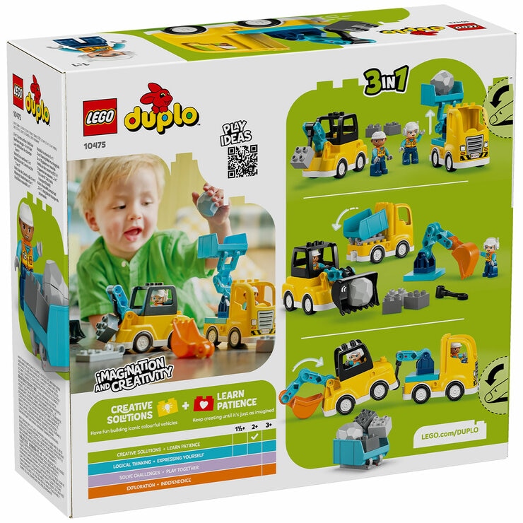 LEGO Duplo 3 in 1 Construction Vehicles 10475