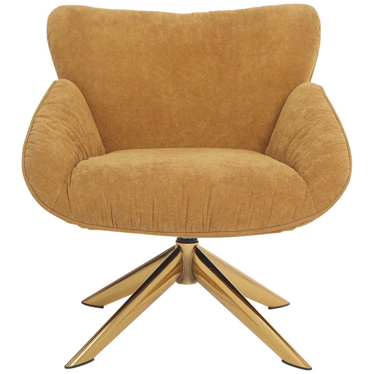 Mustard on sale swivel armchair