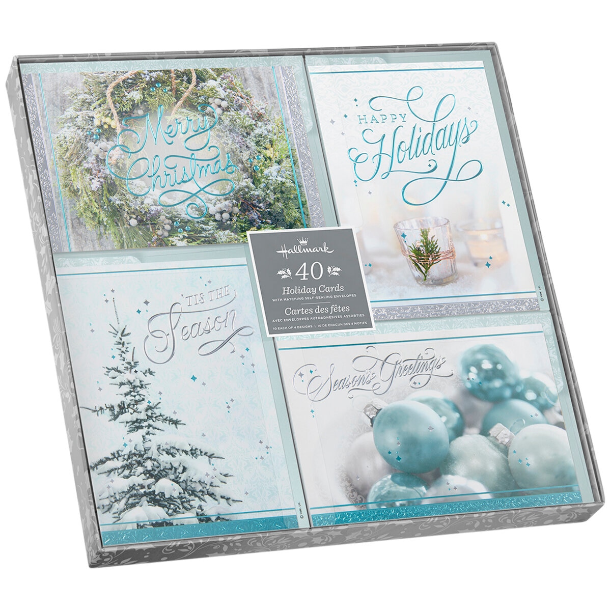 Hallmark Brand Christmas Cards 40 Pieces Winter Photograp...