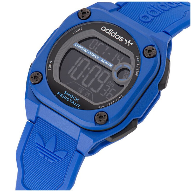 Adidas Originals City Tech Two Blue Digital Watch AOST23061