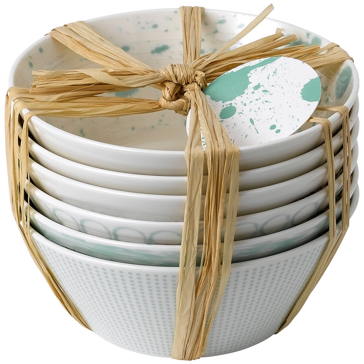 Royal Doulton Pacific Mint 6pc 16cm Bowls