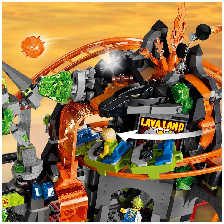 LEGO City Lava Land Roller Coaster Park Building Set 60501 LEGO City Lava Land Roller Coaster Park Building Set 60501