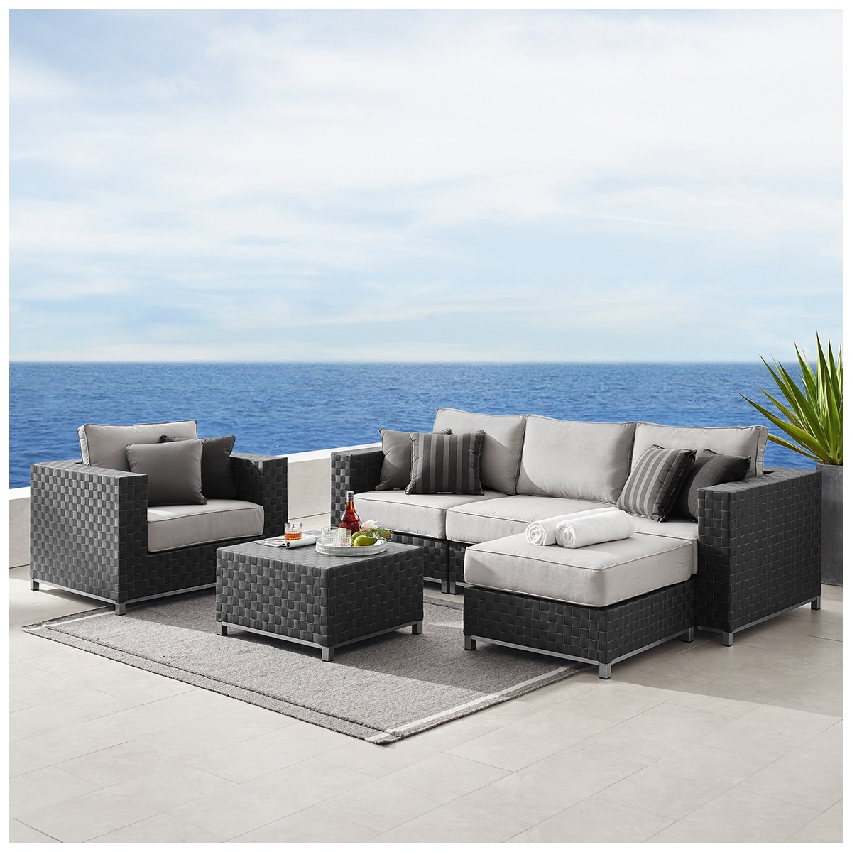 Soho 6 Piece Outdoor Seating Set Costco Australia