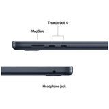 Inch MacBook Air: Apple M4 Chip With 10 Core CPU And 10 Core GPU, 16GB, 256GB SSD Midnight