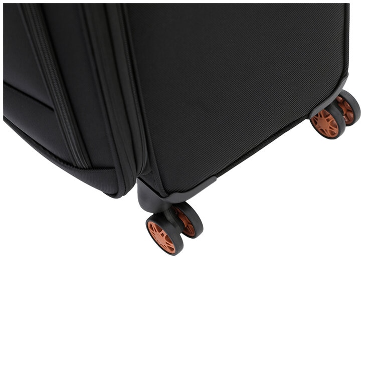 Tosca Park Avenue 3 Piece Luggage Set Black Tan Tosca Park Avenue 3 Piece Luggage Set Black Tan
