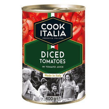Cook Italia Diced Tomatoes 12 x 400g