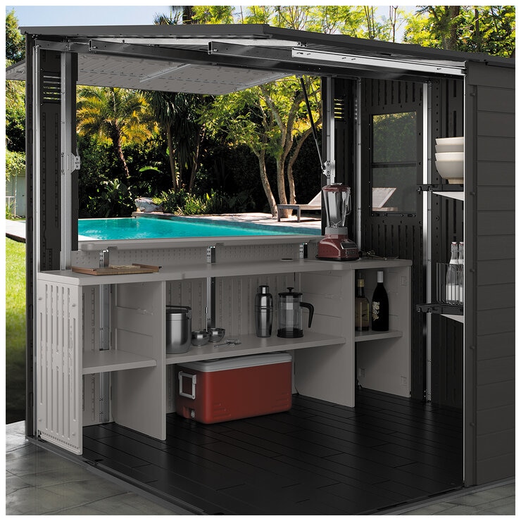 Suncast Cabana Entertainment Shed 2.43M x 2.13M