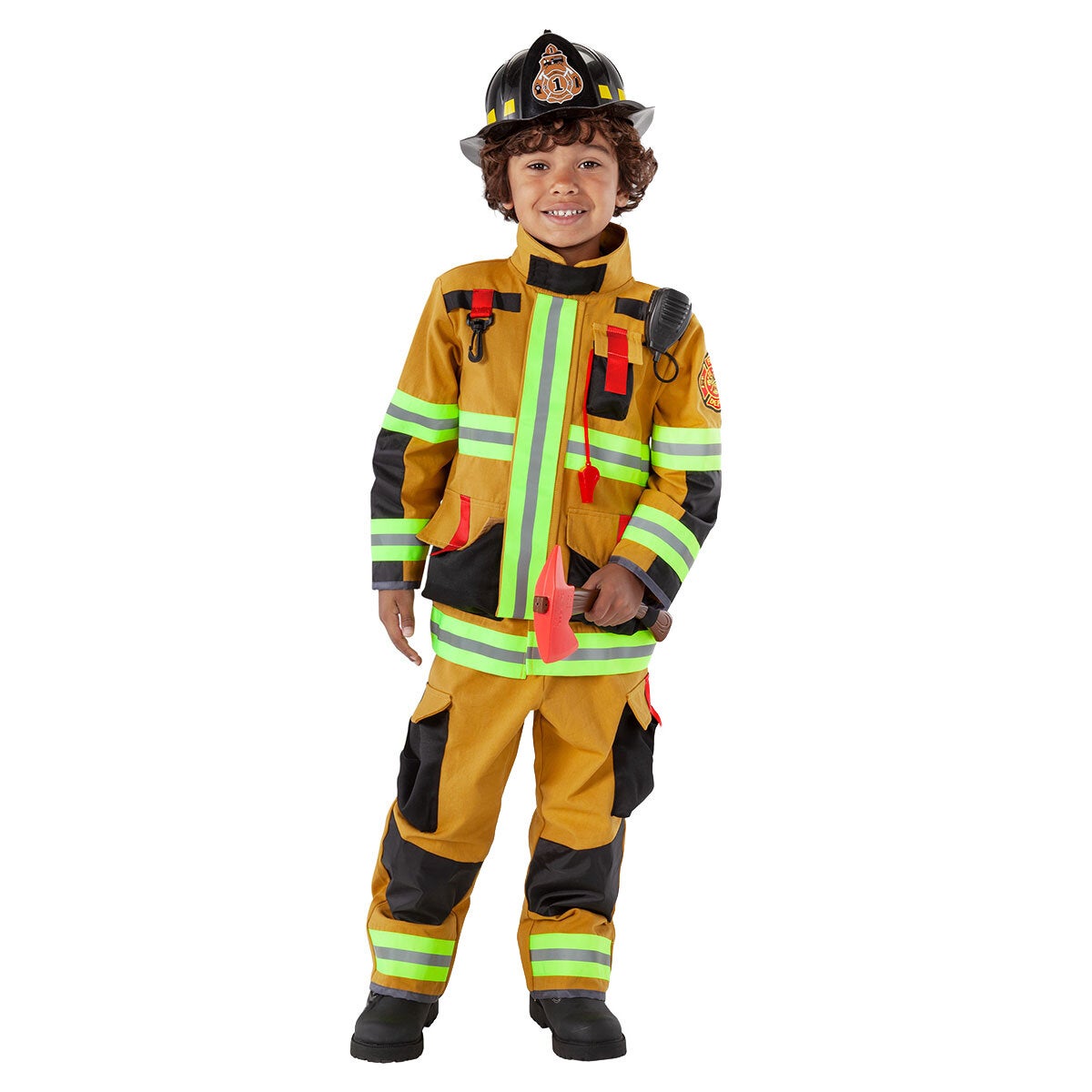 Teetot Adventure Factory Costume Firefighter Yellow Teetot Adventure Factory Costume Firefighter Yellow