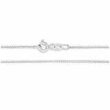 18KT White Gold Box Chain