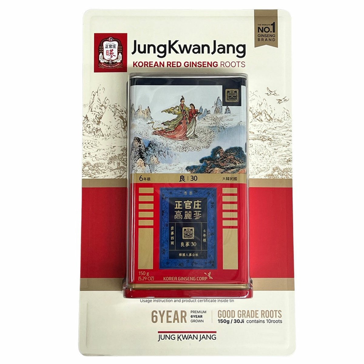 Jung Kwan Jang Korean Red Ginseng Root 150g