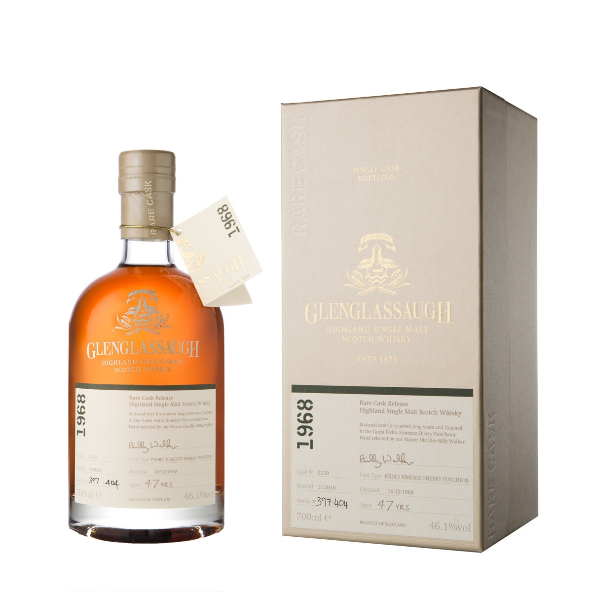 Glenglassaugh 47 Year Old Single Malt Scotch Whisky 700mL