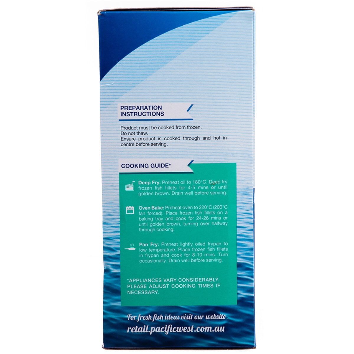 Pacific West Crispy Battered Flathead Fillets 1.2kg