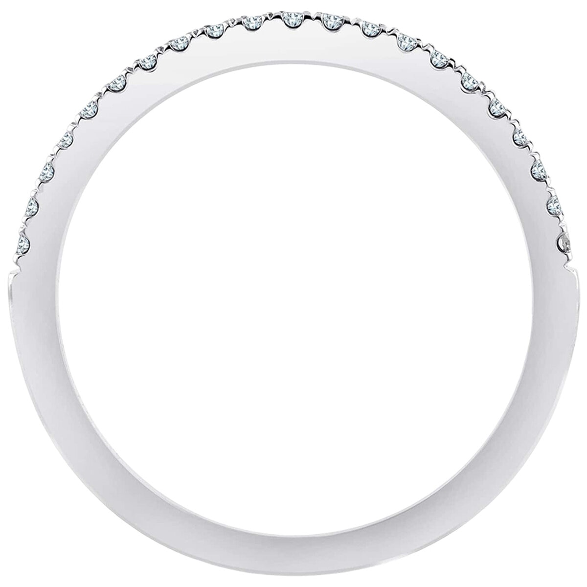 18KT White Gold 0.85ctw Diamond Bridal Set With 0.60ctw Centre