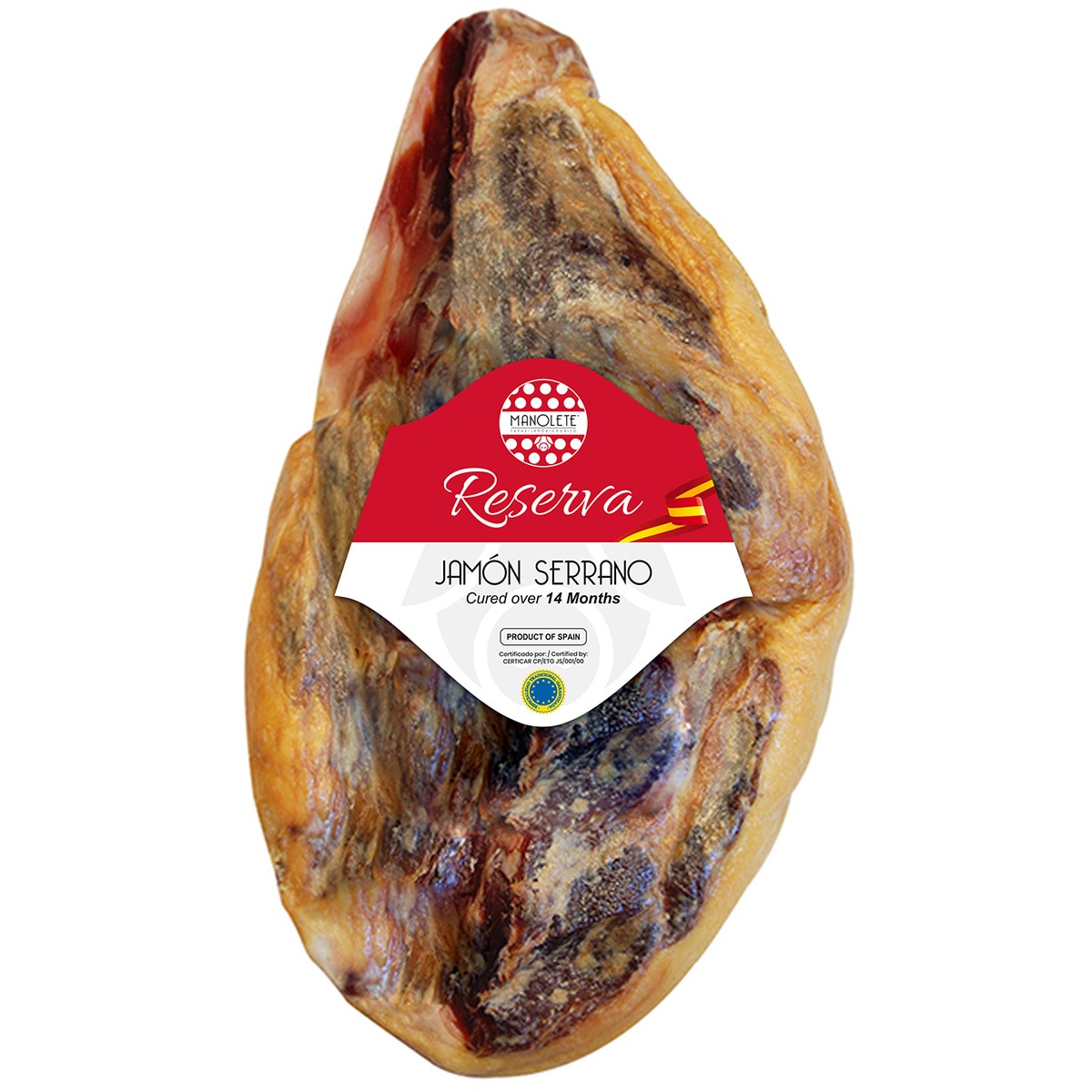Manolete Jamon Reserva 14 months Variable Weight 5 to 7kg