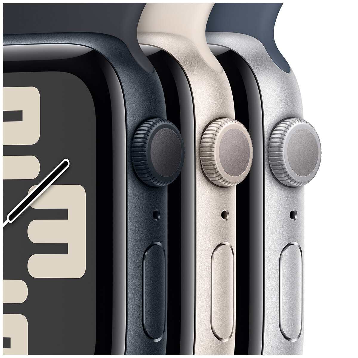 Apple Watch SE GPS 40mm Starlight Aluminium Case with Starlight Sport Band - S/M