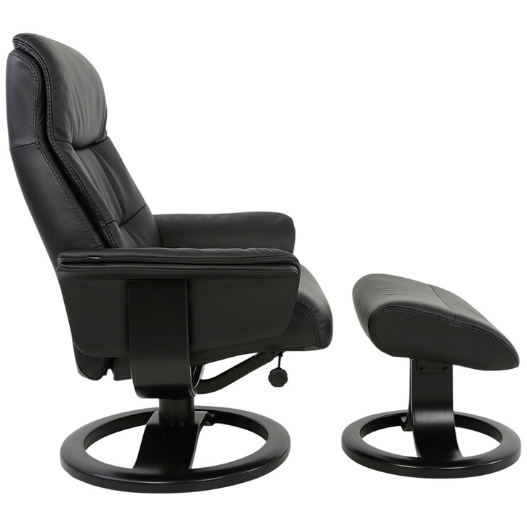 Moran Fjords Anne R-Base Large Chair + Ottoman