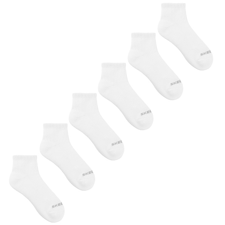 Skechers Kids' Sock 6 pack - White