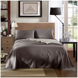 Sheet Set Stripes Queen - Charcoal