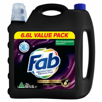 Fab Sublime Velvet Laundry Liquid 2 x 6.6L