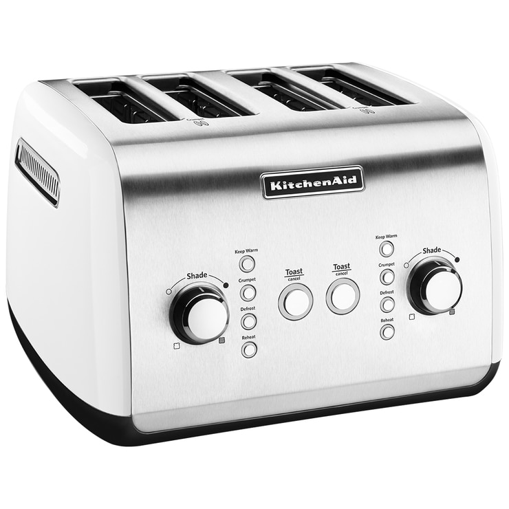 KitchenAid Classic 4 Slice Automatic Toaster White 5KMT421AWH Costco