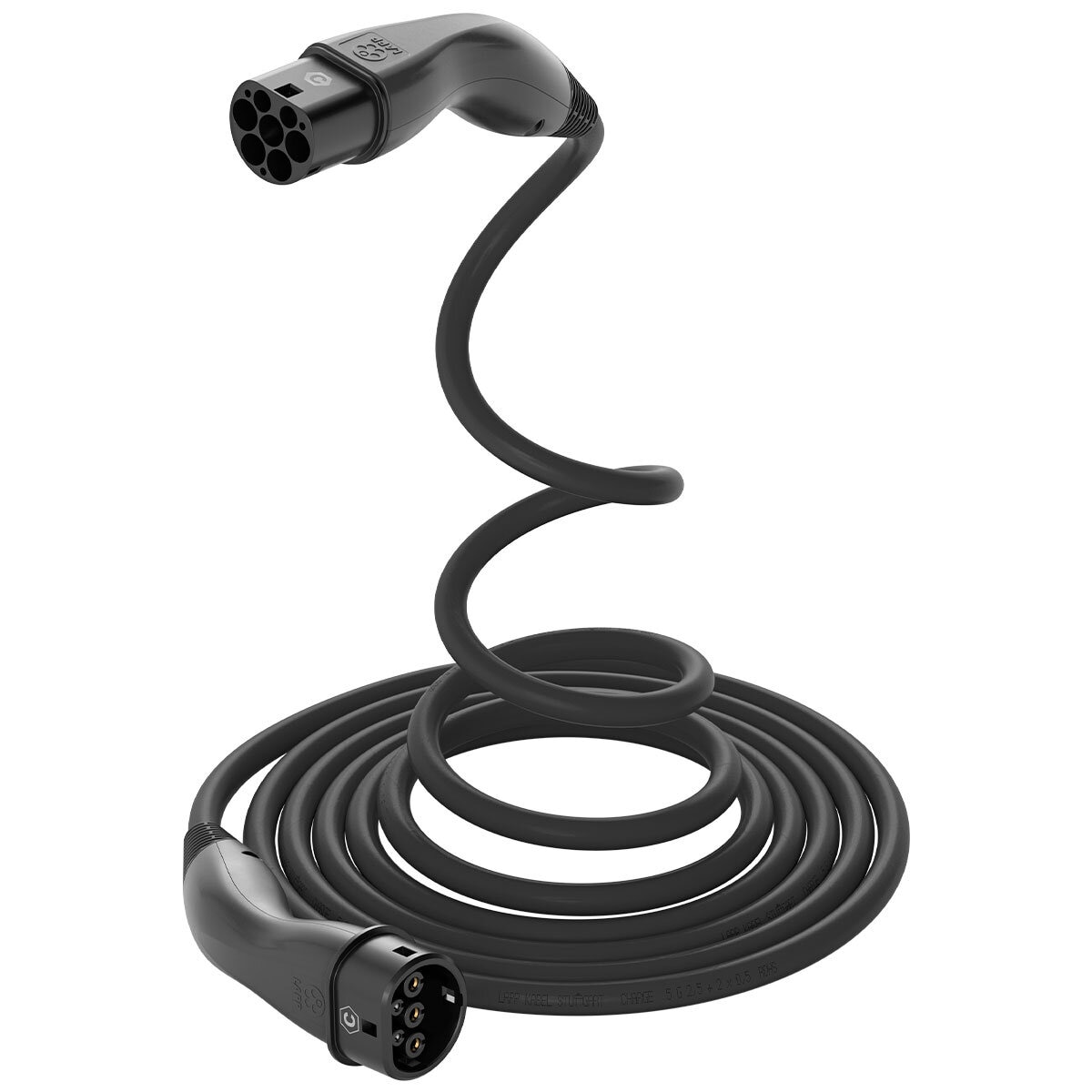 LAPP EV Helix Charge Cable Type 2 (7.4kW-1P-32A) 5M Black