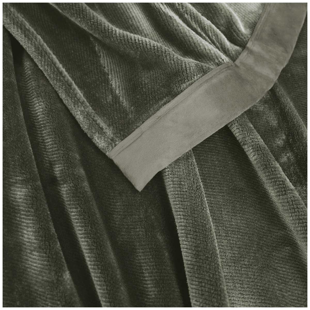Kirkland Signature Plush Blanket Queen Green