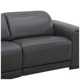 Aiden & Ivy Leather Power Reclining Sectional