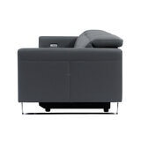 Valencia Lenard Leather Recliner Sofa With Metal Legs