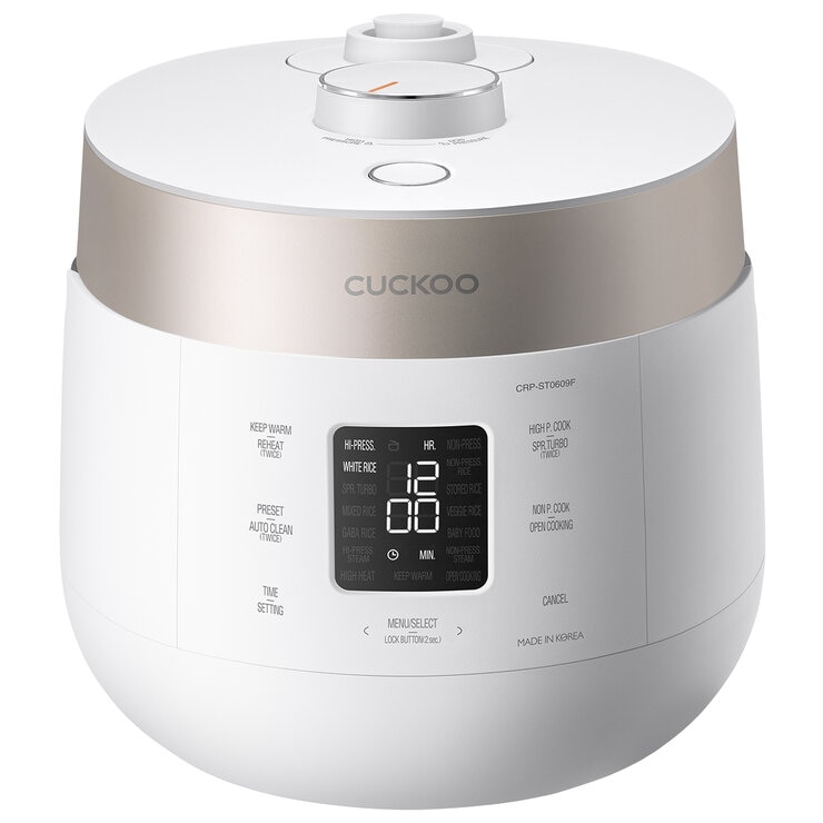 Cuckoo 6 Cup HP Twin Pressure Rice Cooker CRP-ST0609F