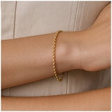 18KT Yellow Gold Belcher Bracelet 4.7g