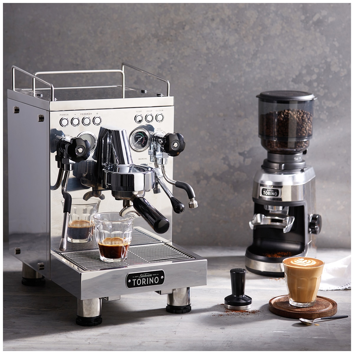 Sunbeam Torino Espresso Machine and Grinder PU8000 Costco Australia