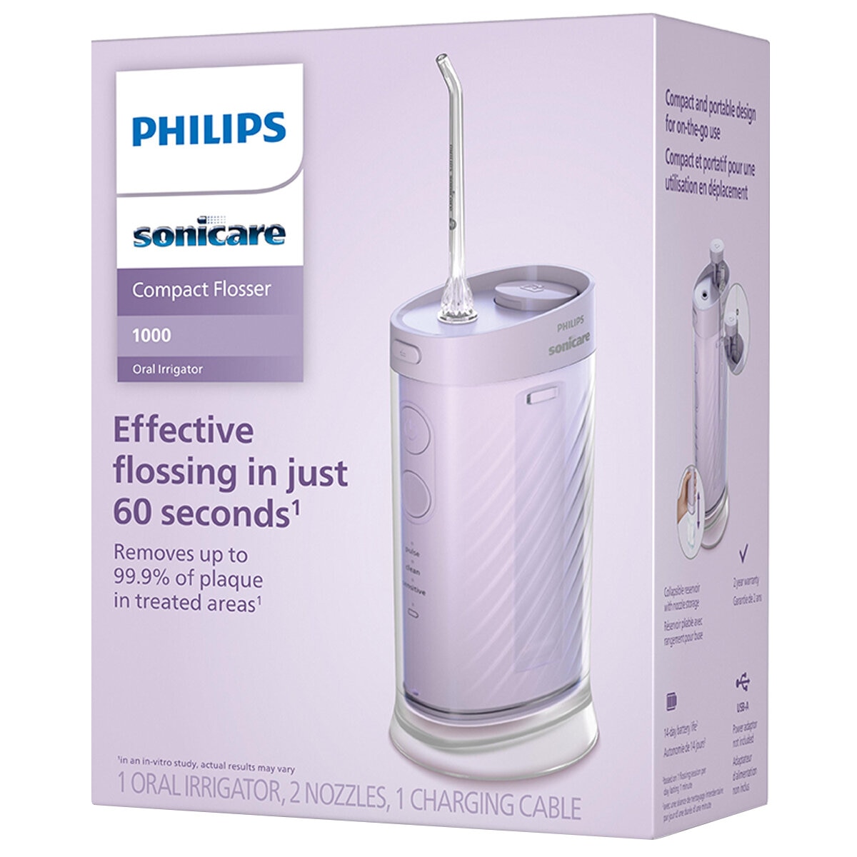 Philips Sonicare Compact Flosser 1000 Purple