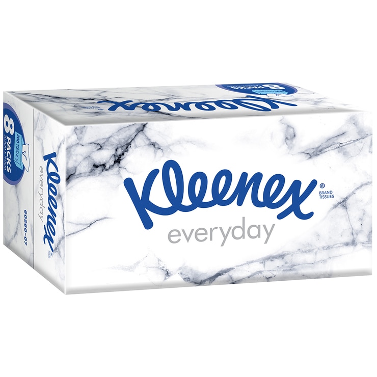 Kleenex Everyday Facial Tissues 200 Sheets 8pk Costco Australia