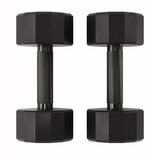 Centr 4 - 14 kg Rubber 12-Sided Dumbbell Set with A-Frame Rack