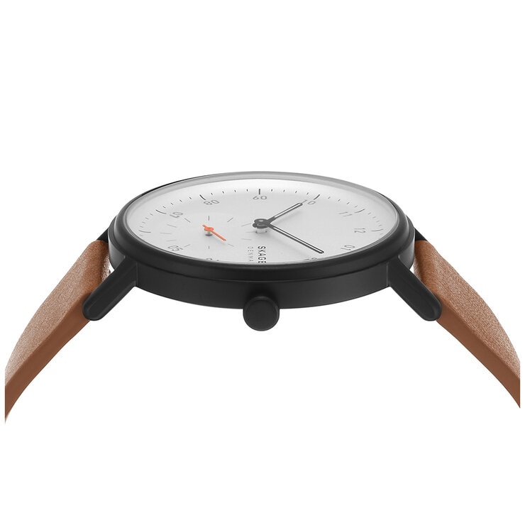 Skagen Kuppel Brown Leather Men's Watch SKW6889