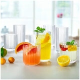 King Crystal Lotus Drinkware Set 16 Pieces