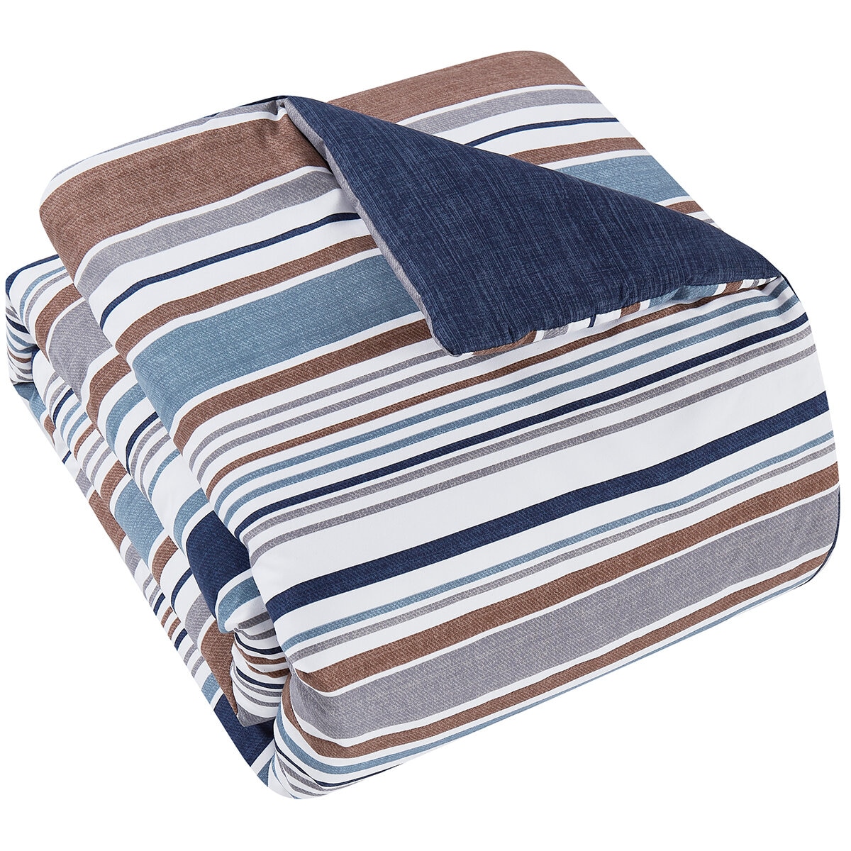 Serelena Comforter 3 Piece Set King Monterey Stripe