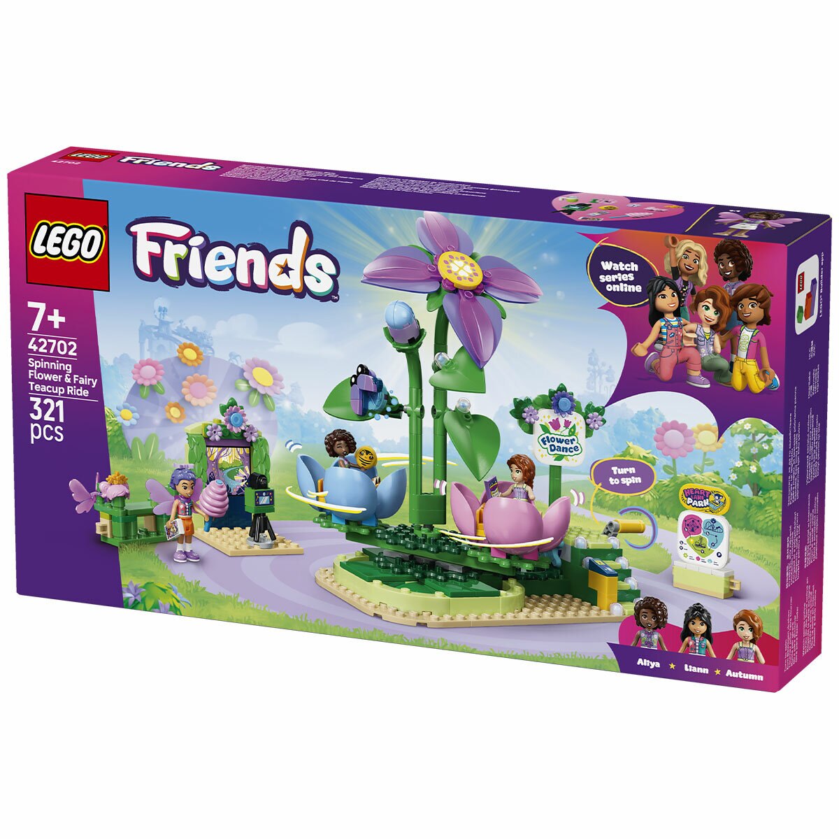 LEGO Friends Spinning Flower & Fairy Teacup Ride 42702