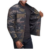 Calvin Klein Men's Bomber Jacket Olive Camo