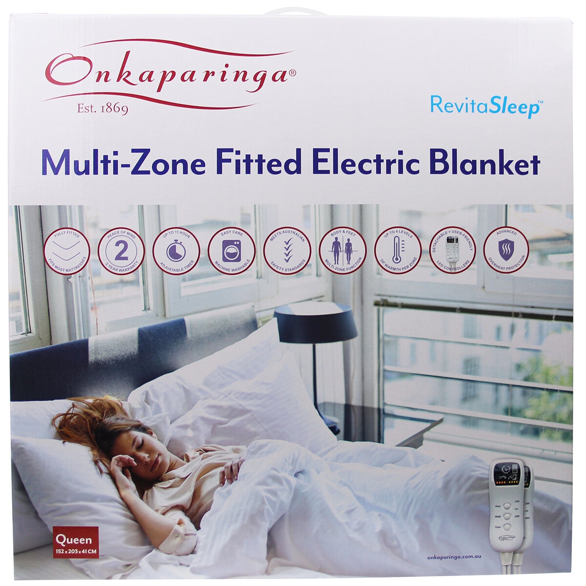 Zoned electric blanket online