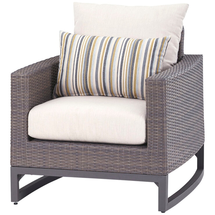 Milea 7 Piece Outdoor Seating Set Brown
