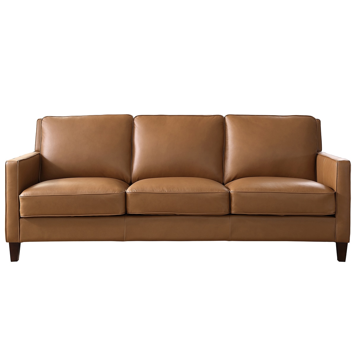 Prospera Home West Park Leather Sofa Brown Costco Australia
