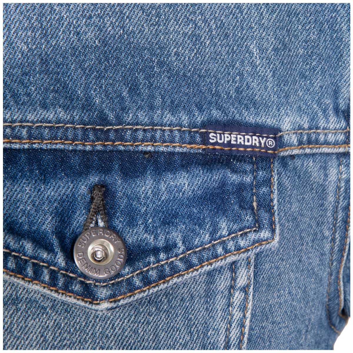 Superdry Highwayman Trucker Jacket Blue