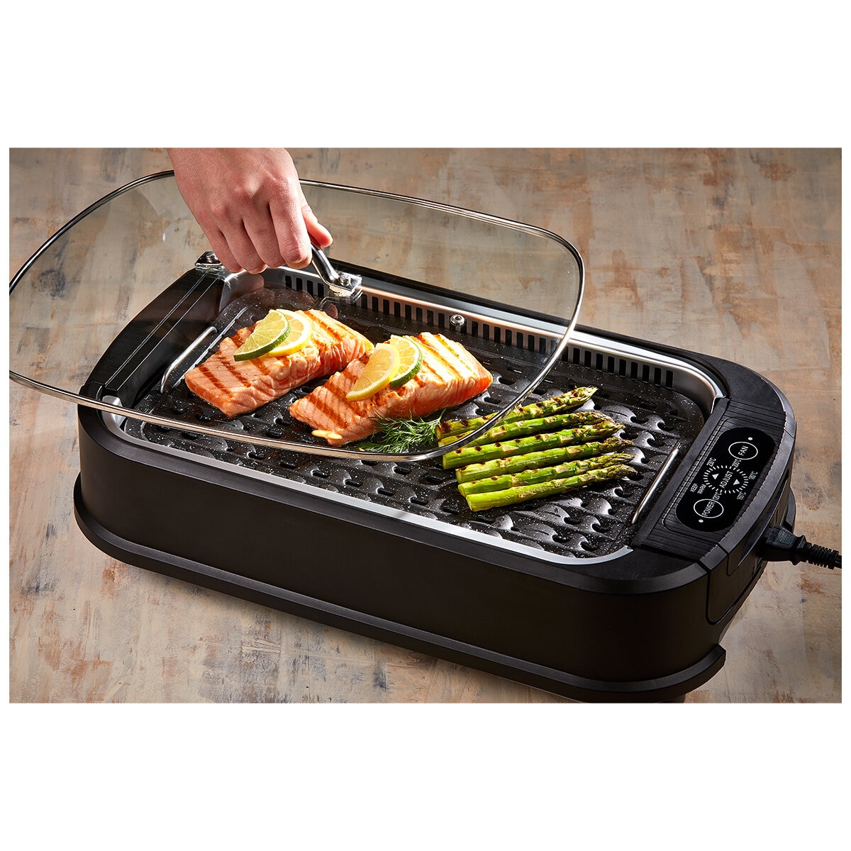 Tristar As Seen On Tv Power Xl Smokeless Grill Pro, Red, Indoor Grills &  Griddles, Furniture & Appliances
