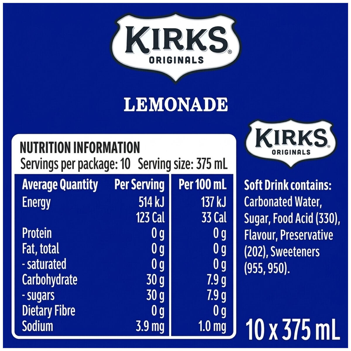 Kirks Mixed Multipack 375ml x 30 Pack