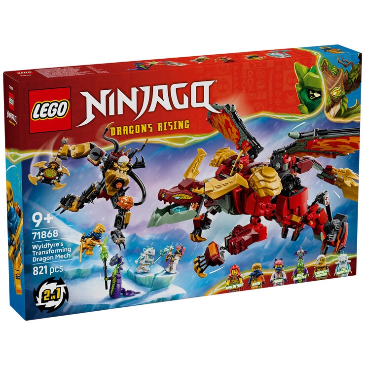 LEGO Ninjago Wyldfyre's Transforming Dragon Mech 71868 LEGO Ninjago Wyldfyre's Transforming Dragon Mech 71868