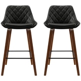 Artiss Black Ezio Barstool 2 Piece